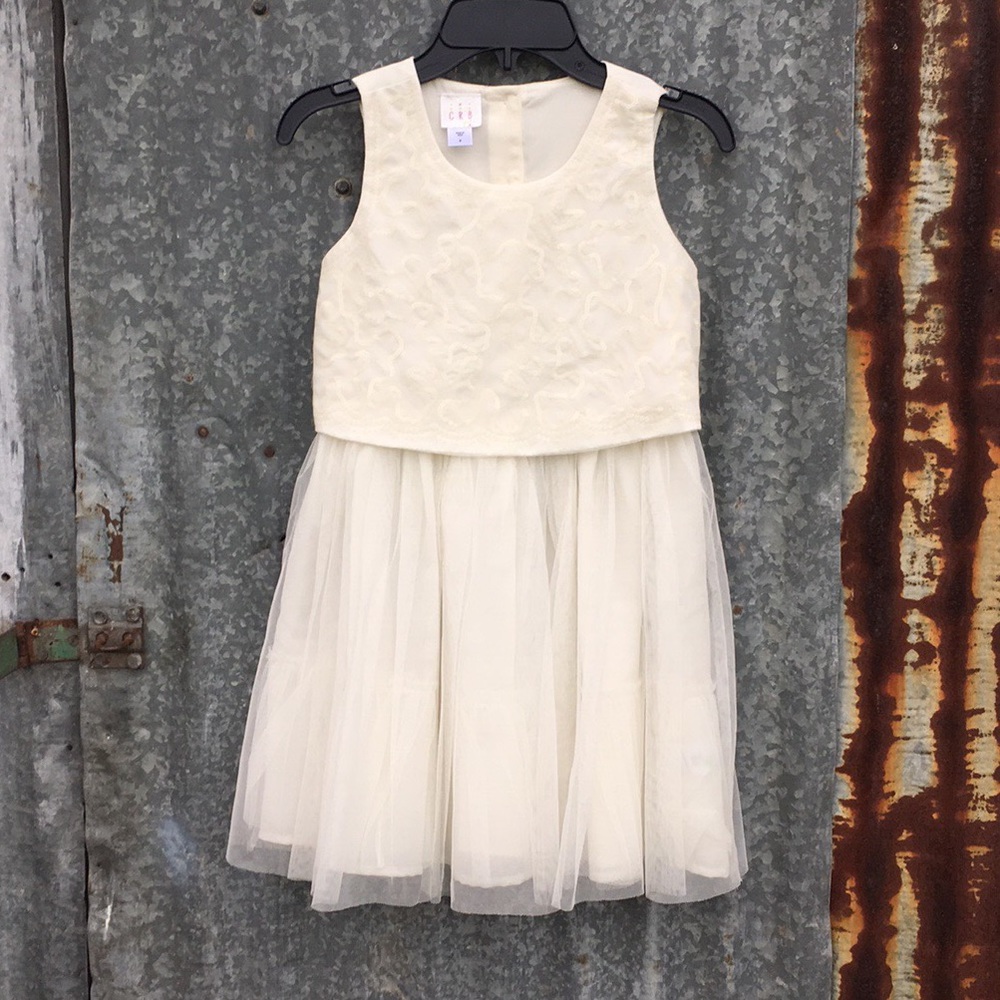 CRB GIRL Ivory Dress NWOT